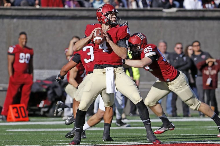Conestoga grad Joe Viviano returns to quarterback Harvard.