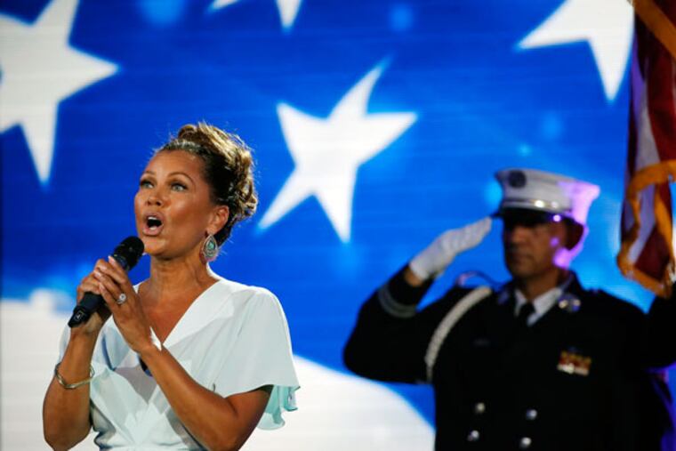 Vanessa Williams at the U.S. Open on Aug. 31. She lost her title in 1984
and returns amid talk of a “shocking twist.” (KATHY WILLENS/AP)