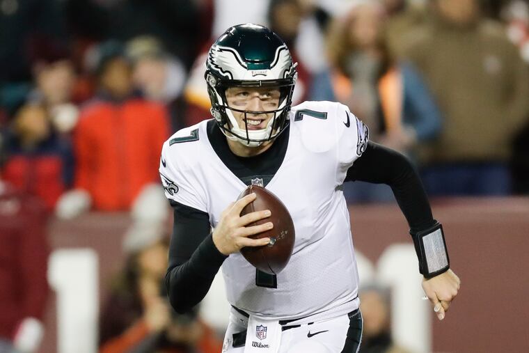 Nate Sudfeld, who was tendered to a one-year contract by the Eagles, will have the opportunity to become Carson Wentz's backup.