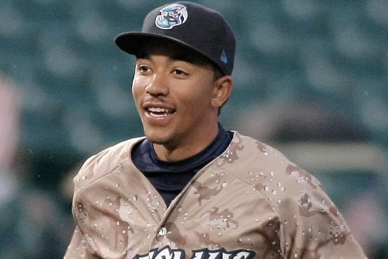 Lakewood Blue Claws shortstop J.P. Crawford. (Elizabeth Robertson/Staff Photographer)