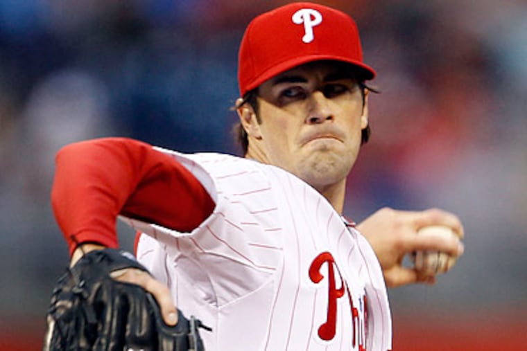 Cole Hamels coughed up six easy runs in 2 2/3 innings against the Mets at Citizens Bank Park. (Yong Kim/Staff Photographer)