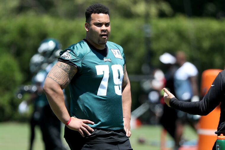 Eagles right guard Brandon Brooks, whose recovery from an Achilles injury is moving more quickly than was anticipated, is one of many injured Eagles who have made good progress.