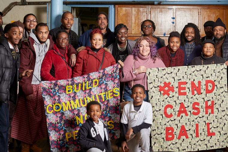 The Philadelphia Community Bail Fund's community hosted a dinner in April for organizers, the people we've bailed out, and their friends and families.