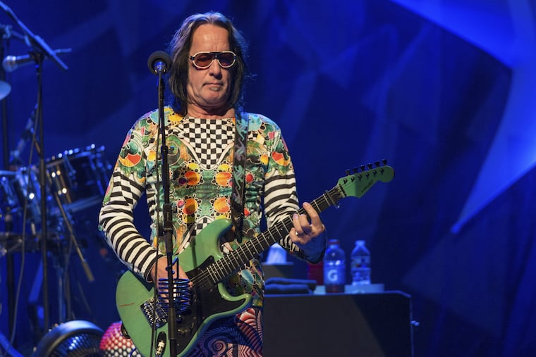 Todd Rundgren performs in concert with Ringo Starr And His All Starr Band at ACL-Live on Oct. 12, 2014, in Austin, Texas.