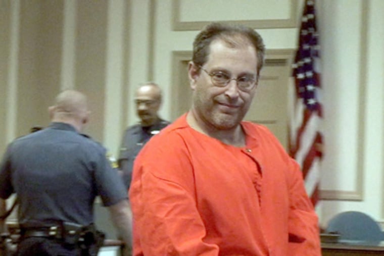 Nicky Scarfo Jr. in Morris County courtroom. (File Photo)