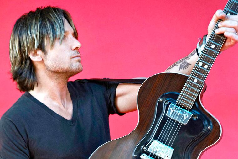 Keith Urban performs tomorrow (Saturday) at the Susquehanna Bank Center in Camden, NJ.