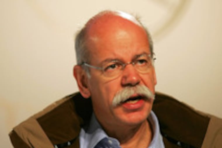 DaimlerChrysler AG chairman Dieter Zetsche speaking last year. The 1998 merger of Daimler-Benz and Chrysler sputtered along, with Chrysler reporting losses in the final two quarters of 2006.