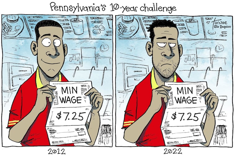 Rob Tornoe's cartoon for Friday, Jan. 14, 2022.