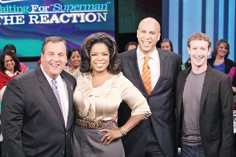 Oprah Winfrey is throwing a fundraiser for her candidate of choice for New Jersey senator, Cory Booker.