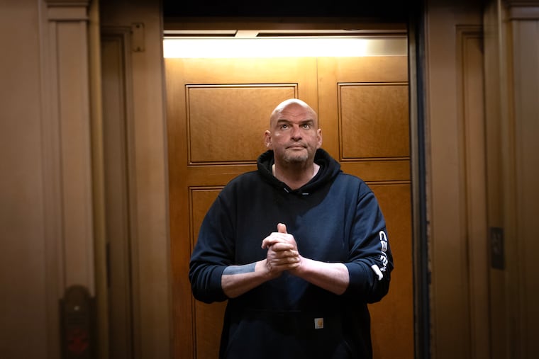 Sen. John Fetterman (D-Pennsylvania). MUST CREDIT: Tom Brenner/For The Washington Post