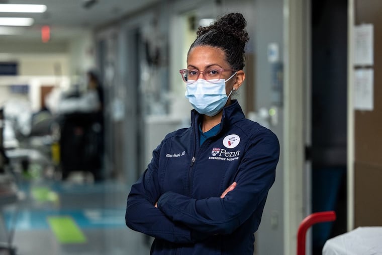 Although she is fully vaccinated against COVID-19, Eugenia South, an emergency physician at Penn, plans to continue to wear a face mask in public for fear she could still spread the virus.