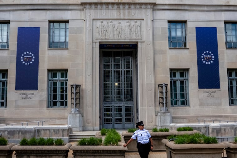 FILE — The Department of Justice in Washington, June 15, 2026.