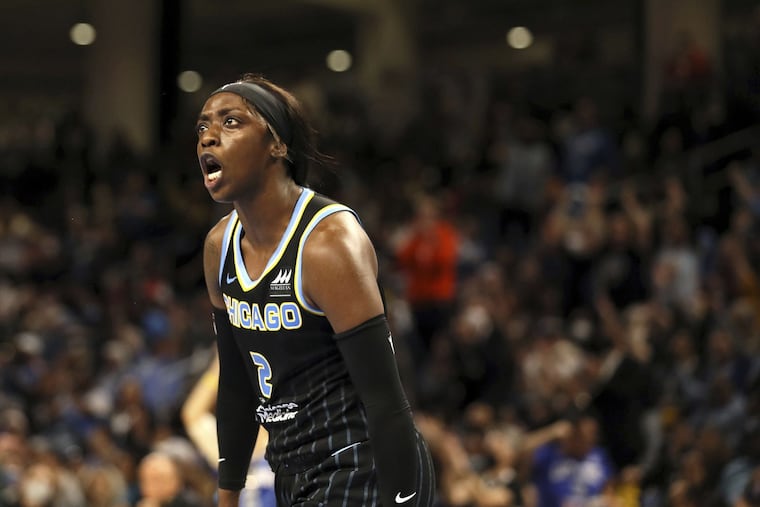 Chicago Sky guard Kahleah Copper was on a scoring tear in a loss against the defending WNBA champs, the Las Vegas Aces.