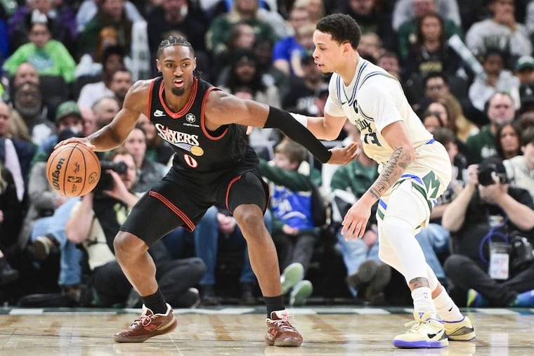 Sixers guard Tyrese Maxey posted a career-high 54 points, tying Allen Iverson for ninth on the franchise's all-time single-game scoring list.