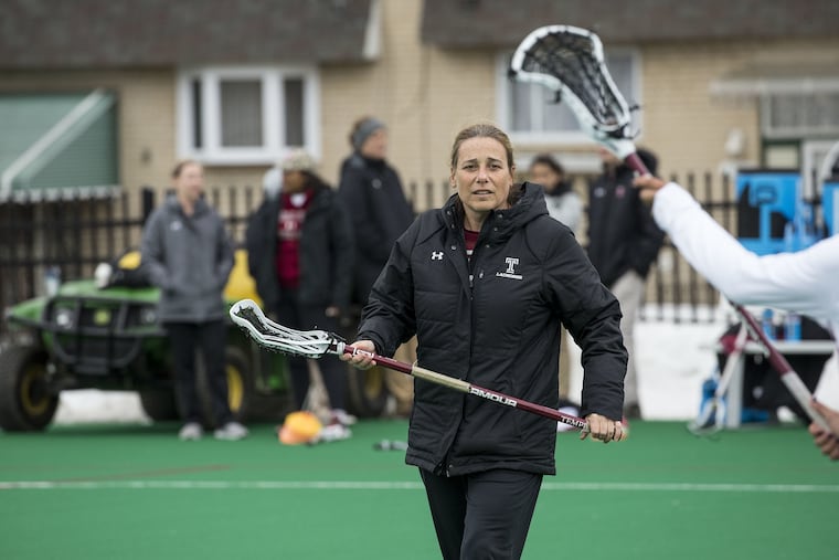 Temple women's lacrosse coach Bonnie Rosen.