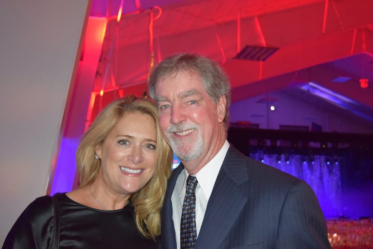 Sarah and Dan Keating at the Abramson Cancer Center's Philly Fights Cancer Round 2.