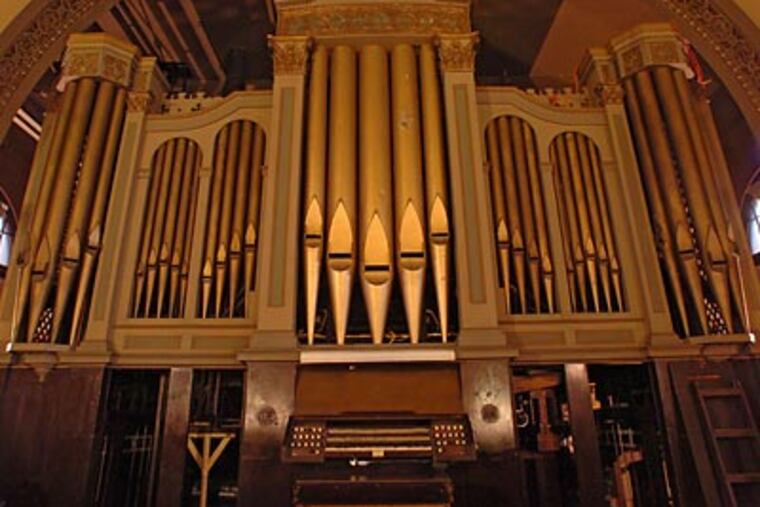 "We're calling it a pep rally," Sister Cecile Reiley said of an upcoming fundraiser for the organ at St. Malachy's Church. (Clem Murray/Staff Photogarpher)