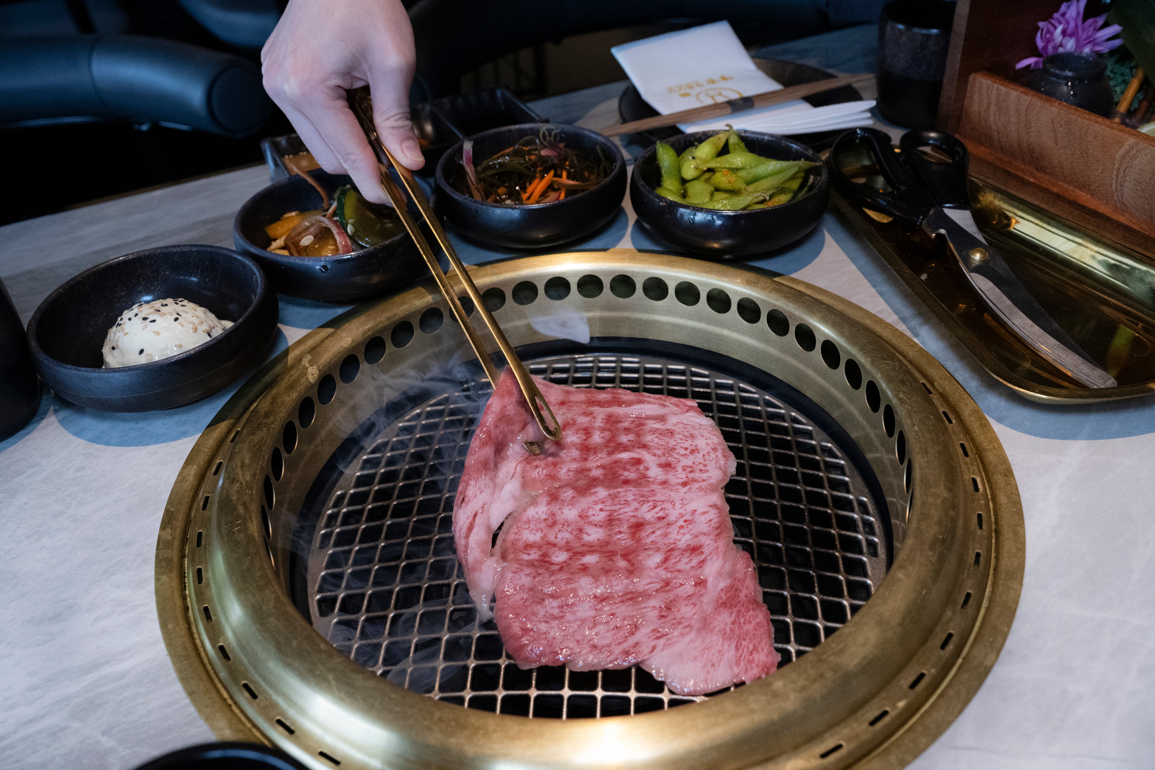 OGYU Japanese BBQ & Bar brings grill-it-yourself Wagyu to the former Iron Hill Brewery in Ardmore