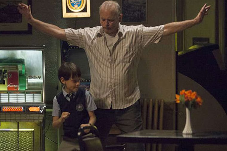 Getting groovy in "St. Vincent" are Bill Murray and Philly native Jaeden Lieberher. (The Weinstein Co.)