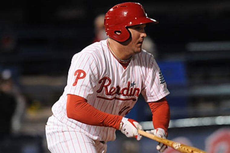 Matthew Rizzotti has hit at every level since the Phillies drafted him in the sixth round in 2008. (Photo by Ralph Trout)