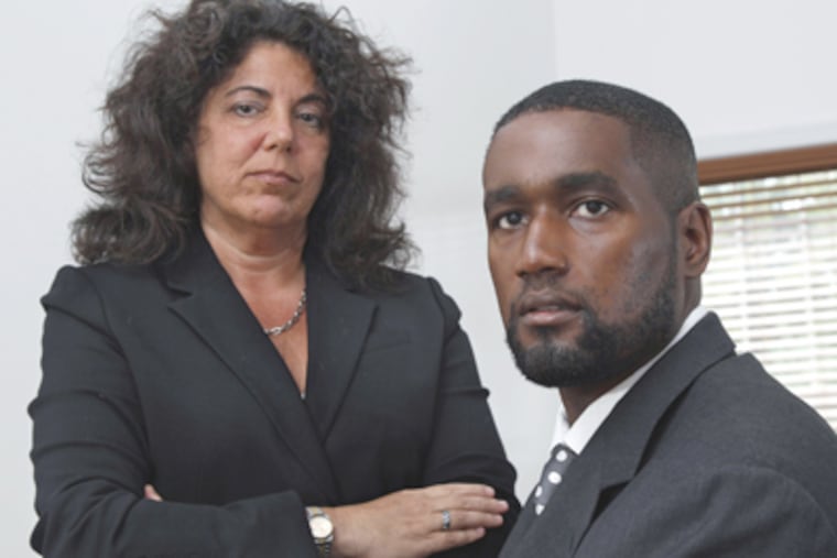 A 5-4 U.S. Supreme Court ruling Monday holding that Albert Florence's (right) civil rights were not violated when he was strip-searched. (AP Photo/Mel Evans, File)