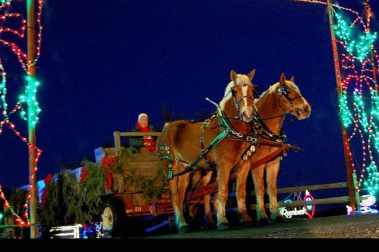 Shady Brook Farm in Yardley lights more then 3 million bulbs in its drive-through show and invites guests to have cocoa around campfires, get photos with Santa, and more, through January 4.