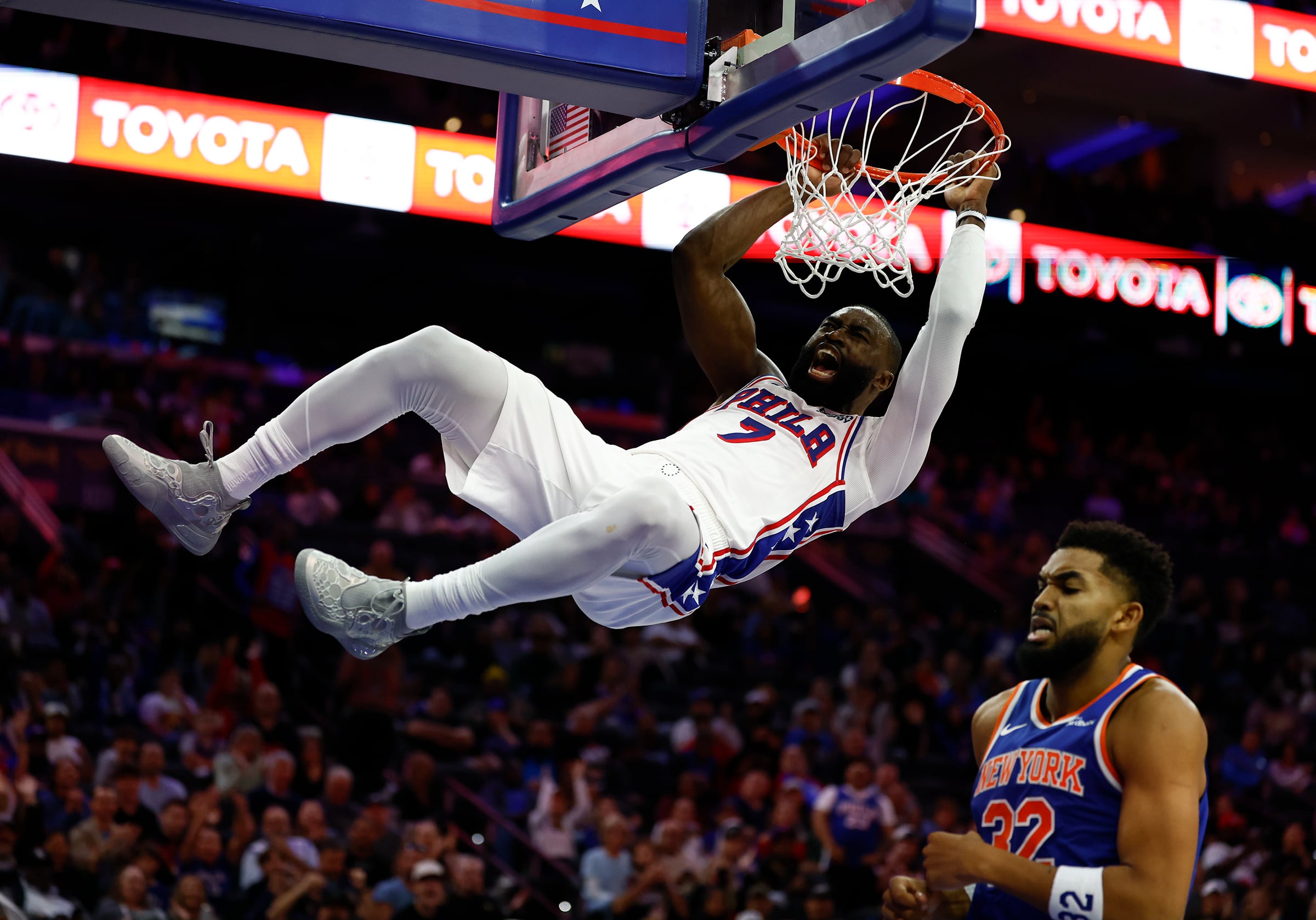 Jaylen Brown scores 22 points, Ariel Hukporti injured in Sixers’ preseason win vs. Knicks