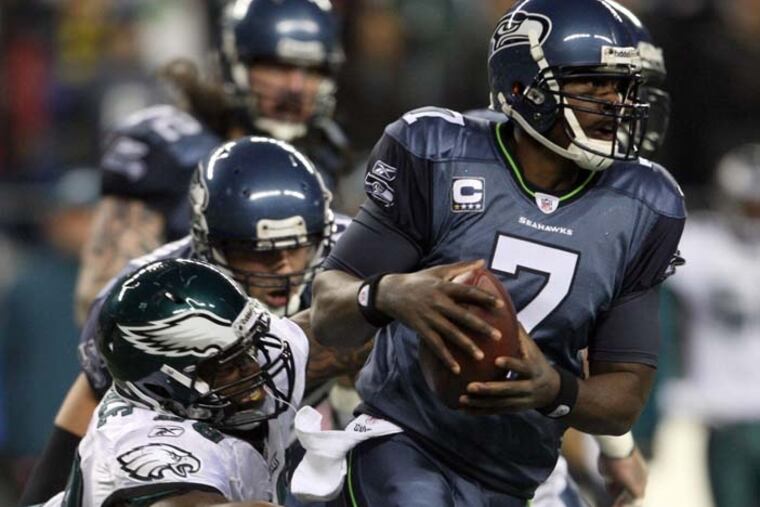 Former Seahawks and Vikings quarterback Tarvaris Jackson was 36 at the time of his passing. (Yong Kim / Staff Photographer)