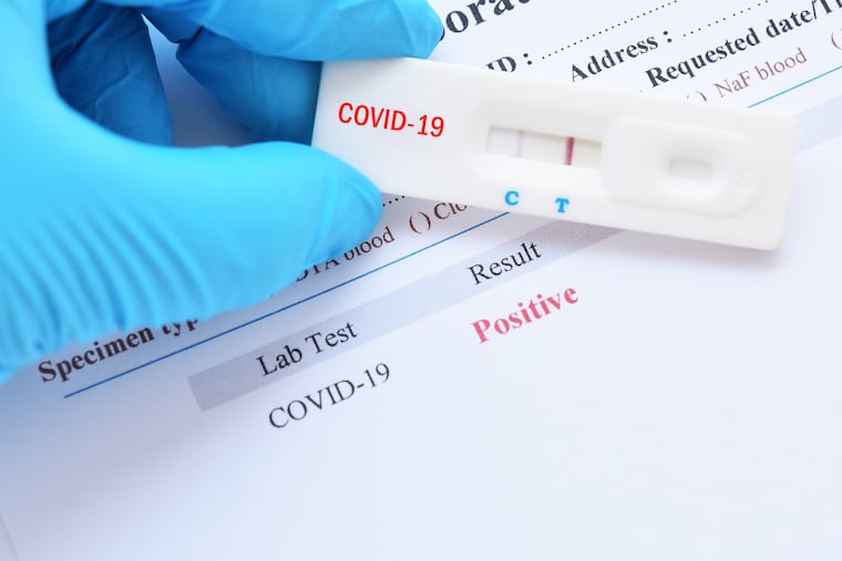 Katherine Strelau's COVID-19 test came back positive exactly one week before Christmas Eve.