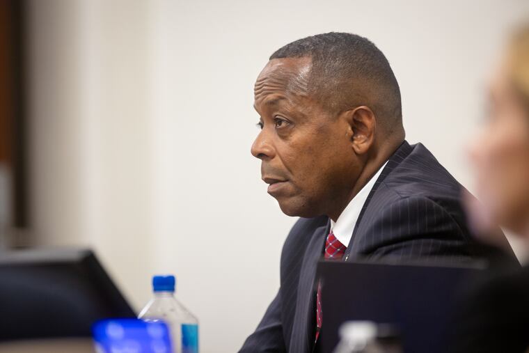 Wasim Muhammad testifies during the civil sex abuse trial against him on Wednesday, May 8, 2024.
