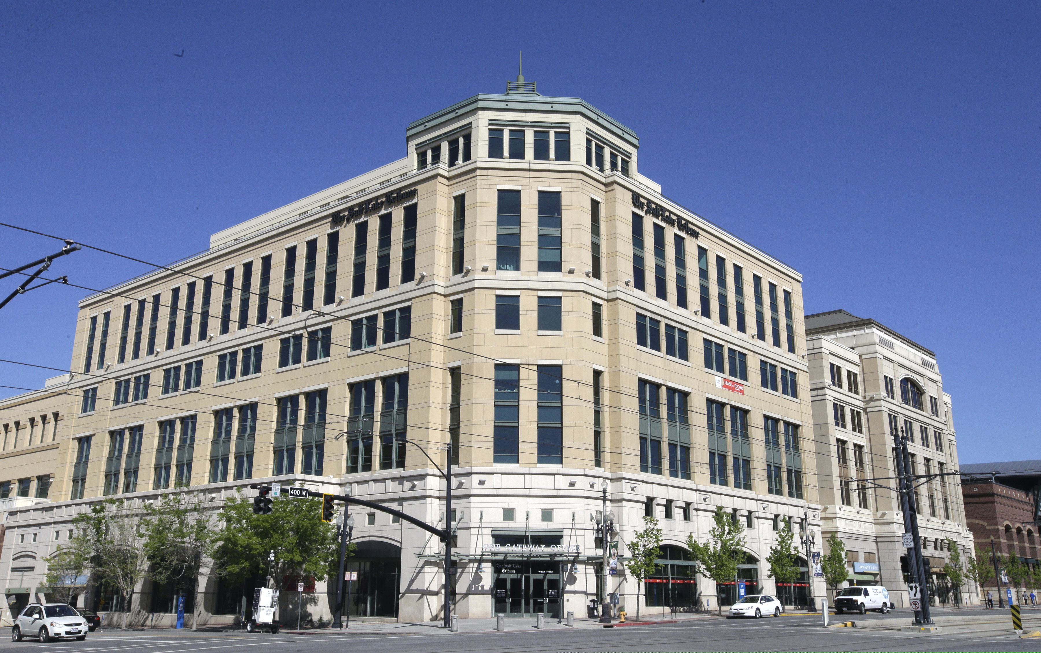 FILE - This April 20, 2016, file photo shows the Salt Lake Tribune in Salt Lake City. The Salt Lake Tribune has announced plans to become a nonprofit as it moves toward a nontraditional model that it hopes will ensure long term stability after years of financial struggles. Salt Lake Tribune editor Jennifer Napier-Pearce said Wednesday, May 8, 2019, the move is aimed at finding a better way to fund the newspaper's operations because declines in advertising and circulation revenues that have plagued the industry seem irreversible.