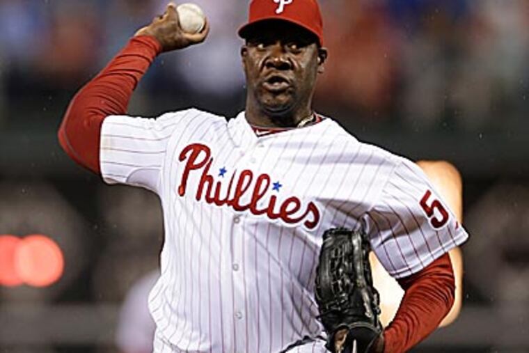Jose Contreras exited Friday's game with an injury after throwing four pitches. (Matt Slocum/AP)