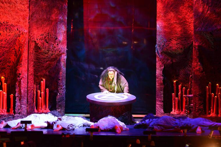 DSSBALLO30 Un ballo in maschera at The Academy of Vocal Arts. Margaret Mezzacappa. Photo credit Paul Sirochman.