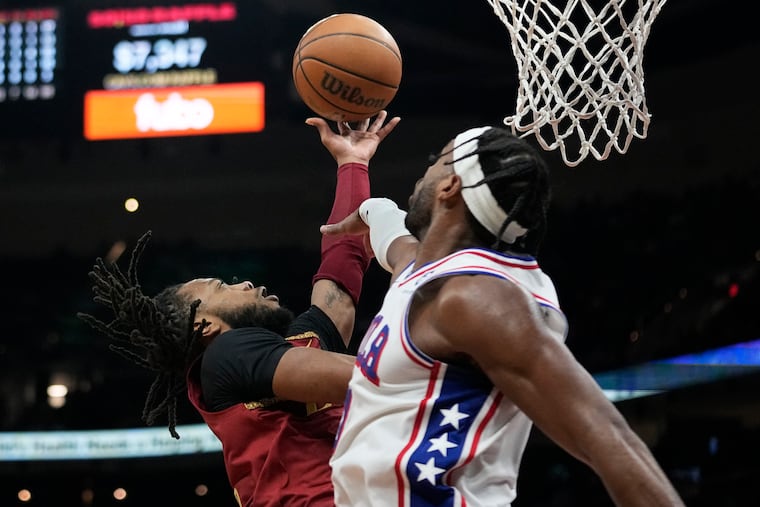 Paul Reed (right) showed against Cleveland that he is a better offensive player than his 6.3 points per game would suggest.