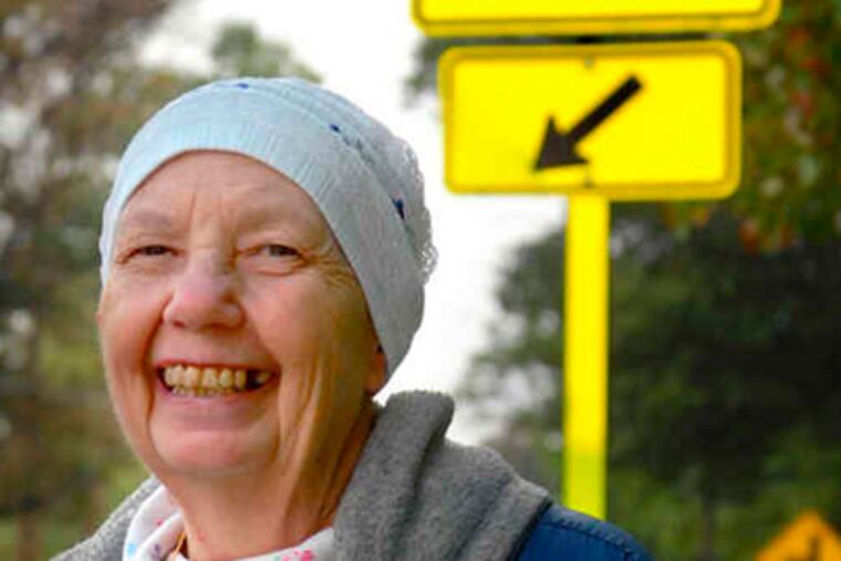 Sharon Kirscht, forced to retire by cancer, revisits her Glendora corner. Her highlights include a kiss from a boy she had shepherded through graduation. (Tom Gralish / Staff Photographer)