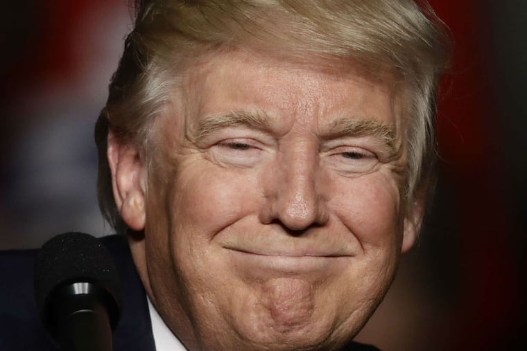 President-elect Trump in Hershey Thursday.