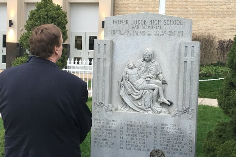 Memorial to the 27 graduates of Father Judge High School who were killed in action during the Vietnam War.