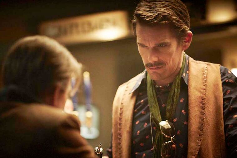 Ethan Hawke is The Barkeep in "Predestination" from Vertical Entertainment.