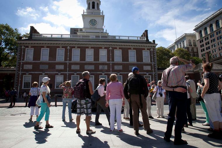 Independence Hall, a World Heritage site, was on the Heritage Cities tour list.