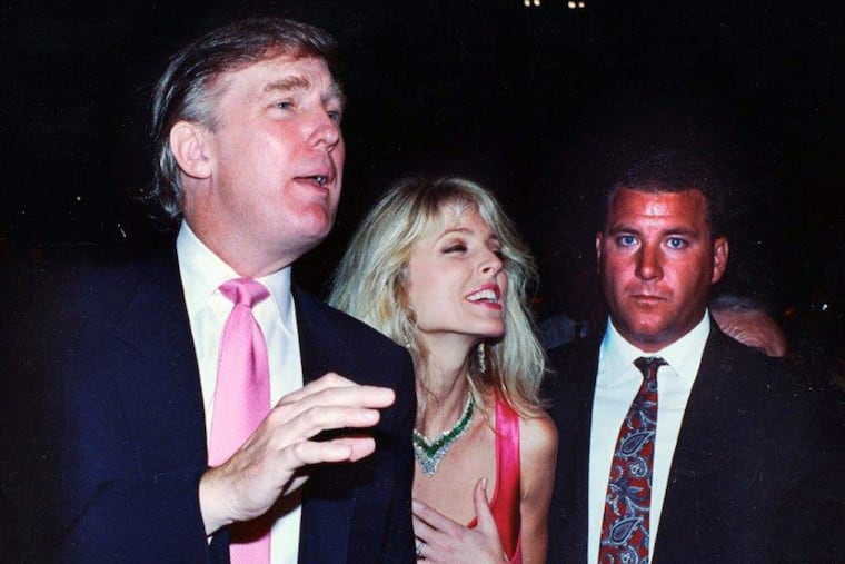 Donald Trump, Marla Maples and J. Scott Cummings in 1991.