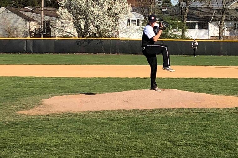 Jake Kelchner struck out nine Monday in Archbishop Carroll’s 6-3 win over Archbishop Wood.