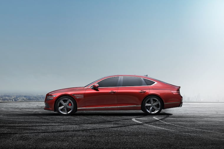 The 2022 Genesis G80 cuts a pretty profile in any form. But the 3.5T Sport AWD offers great performance as well.