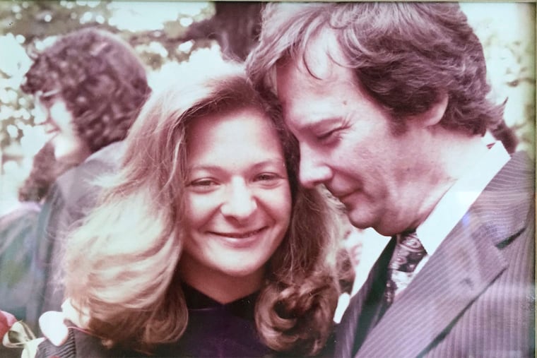 Undated photo of Lisa Scottoline with her father.