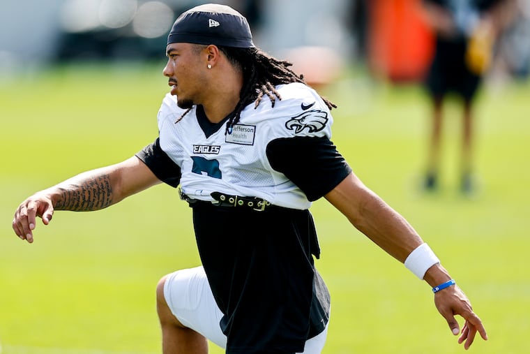 Eagles wide receiver Makai Lemon was limited in joint practices against the Patriots but returned as a full participant on Monday.