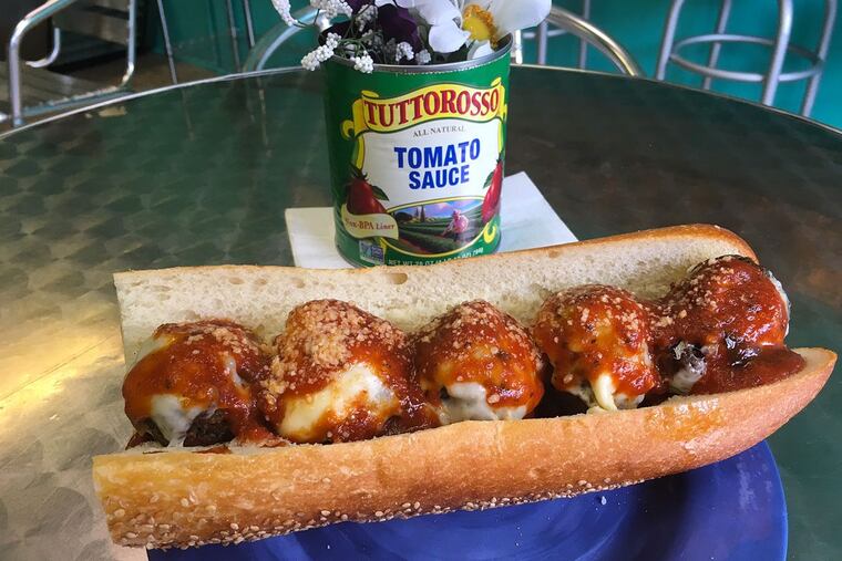 Meatball Parm at Romano’s Meatballs & Co.