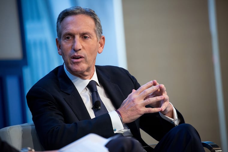 Howard Schultz. MUST CREDIT: Bloomberg photo by Michael Nagle
