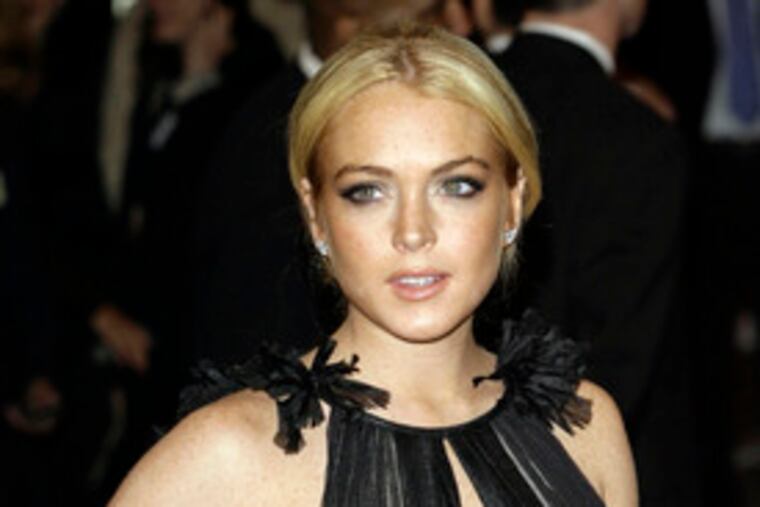 Crash, booze, coke, cops - just another Lohan post-rehab L.A. night.