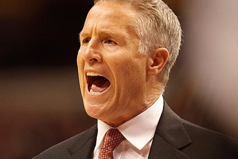 Sixers head coach Brett Brown. (Ron Cortes/Staff Photographer)