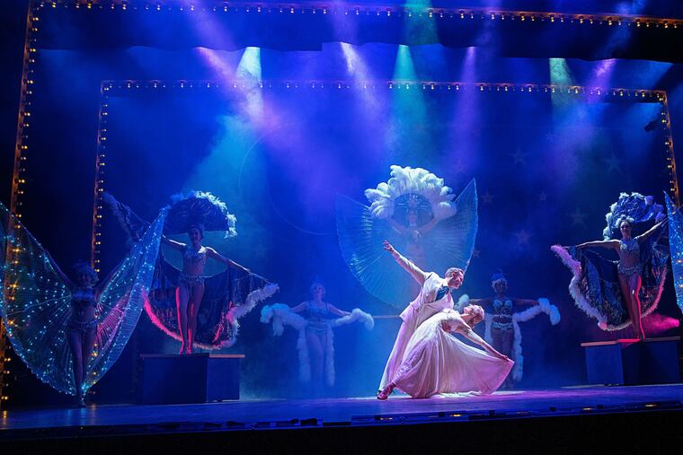 Danny Gardner and Hayley Podschun and company in "Crazy for You," through June 30 at the Pennsylvania Shakespeare Festival.