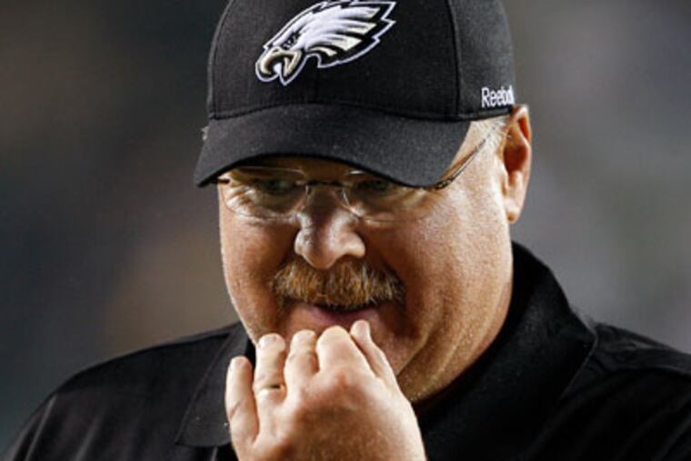 Andy Reid dramatically changed course by naming Michael Vick as his starting quarterback. (David Maialetti/Staff file photo)